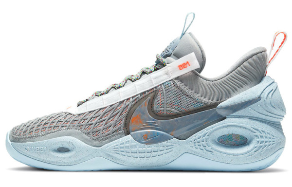 Nike Cosmic Unity 1 'space hippie' Низкие баскетбольные кроссовки для игры Мужские Серый Синий Азиатская версия