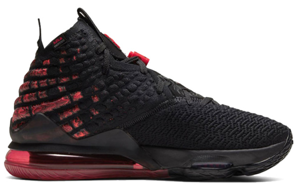 Nike Lebron 17 Джеймс 17 MID Топ Air Max Air Zoom Баскетбольные кроссовки для игры Унисекс Черный Красный