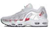 Supreme X Nike Air Max 96 Текстиль Синтетическая кожа Низкий топ Повседневные беговые кроссовки Мужские