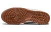 Nike Dunk High Университетский 'Шенилл Swoosh' Высокие Кроссовки для скейтбординга Мужские Серый Белый