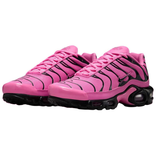 Nike Air Max Plus Легкий Низкий Топ Повседневные Городские Кроссовки для Коммутирования Беговые Женские Розовые Черные