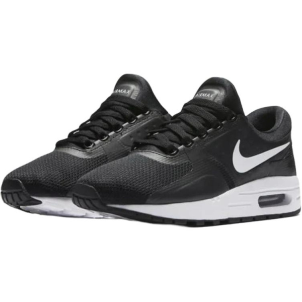 Nike Air Max Zero Амортизация Устойчивость к истиранию Низкий топ Детские беговые кроссовки Черный Подростки