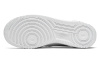 Nike Air Force 1 Кожа Низкие Кеды Детские Скейтбординг Белый Серебряный Подростки