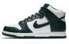 Nike Dunk High Топ Скейтборд Кроссовки Унисекс Белый Зеленый