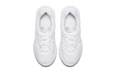 Nike Air Max Command Fle Air Cushion Амортизация Устойчивость к истиранию Дышащие Низкие Беговые кроссовки Белые