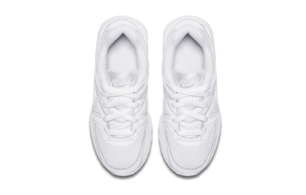Nike Air Max Command Fle Air Cushion Амортизация Устойчивость к истиранию Дышащие Низкие Беговые кроссовки Белые