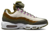 Nike Air Max 95 Текстиль Кожа Низкий Верх Повседневная Обувь Мужская Зеленая