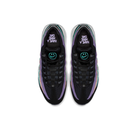 Nike Air Max 95 Сетка Легкий Низкий Топ Воздушная Подушка Повседневные Беговые Кроссовки Мужские Черные
