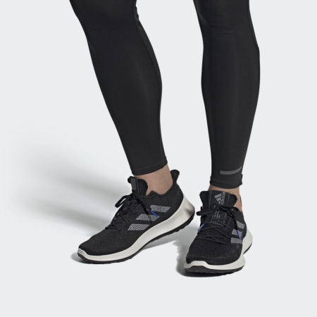 Adidas SenseBounce+ Дышащие Низкие Кроссовки для Бега на Дистанцию Мужские Черные