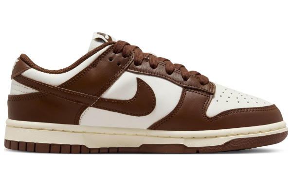 Nike Dunk 'Surfaces In Коричневый и Парус' Шоколадная Кожа Удобная Амортизация Устойчивая к Износу Легкий Низкий Верх