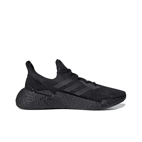Adidas X9000l4 Винтаж Сетчатая Ткань Текстиль Низкие Беговые Кроссовки Унисекс Черные
