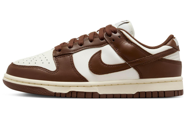 Nike Dunk 'Surfaces In Коричневый и Парус' Шоколадная Кожа Удобная Амортизация Устойчивая к Износу Легкий Низкий Верх