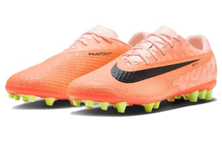 Nike Phantom GX Academy Удобные AG Искусственная трава Футбольные бутсы Унисекс Оранжевый