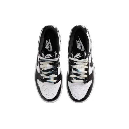 Nike Dunk Mid Топ Детские Кроссовки для Тренировок Черный Белый Детский