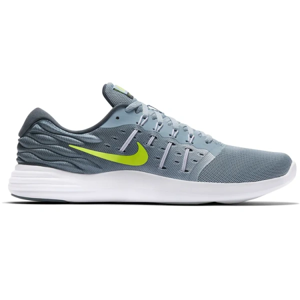 Nike LunarStelos Удобные с амортизацией износостойкие низкие беговые кроссовки мужские серые