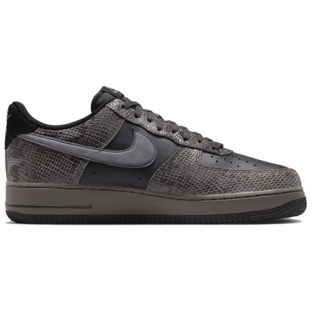 Nike Air Force 1 Slip-Resistant Abrasion-Resistant Low-Top Скейтборд Кроссовки Мужские Черные Серые
