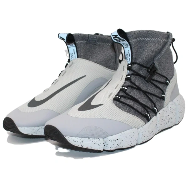 Nike Air Footscape MID Utility DMWolf Серый Амортизация Износостойкий MID Верх Повседневная Обувь Унисекс Серый