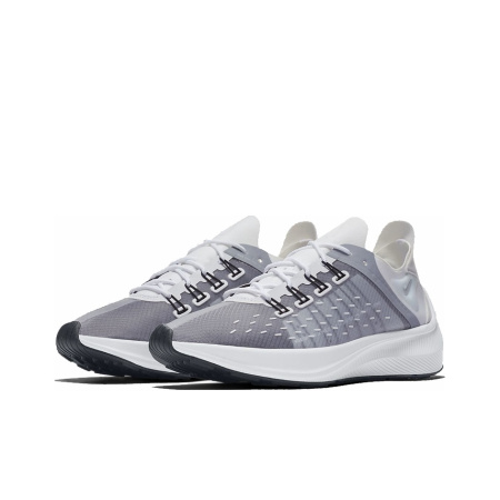 Nike EXP X14 Амортизация Противоскользящие Низкие Кроссовки для Бега на Дистанцию Женские Белые