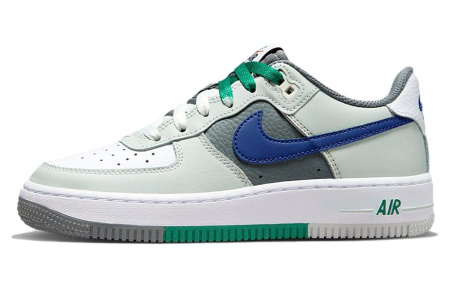 Nike Air Force 1 Синтетическая кожа кожа устойчивая к истиранию низкий топ детские скейтбординги белый зеленый