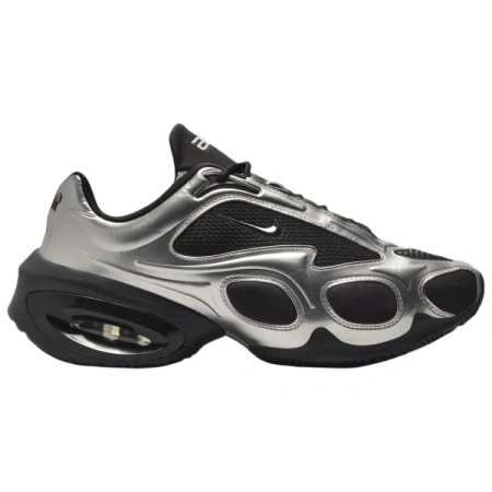 Nike Air MAX Muse Аbrasion Resistant Низкий Топ Повседневная Обувь Женская Серебряный Черный