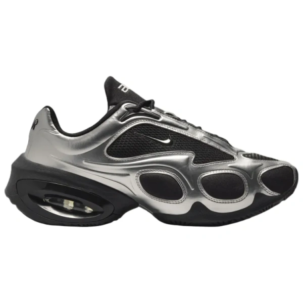 Nike Air MAX Muse Аbrasion Resistant Низкий Топ Повседневная Обувь Женская Серебряный Черный