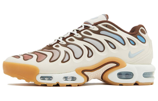 Nike Air Max Plus Drift Устойчивый к абразиву Низкий Топ Повседневная Обувь Унисекс Бежевый Коричневый Синий