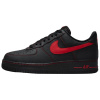 Nike Air Force 1 Дышащие Низкие Кроссовки для Скейтбординга Мужские Черные Красные