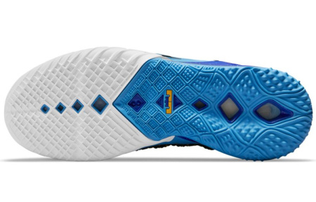 Nike Lebron 18 EP 'Minneapolis Лейкерс' MID Топ Мужские Баскетбольные Кроссовки для Игры Черные Синие Желтые