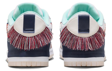 Nike Dunk Disrupt 2 Low Топ Скейтборд Кроссовки Женские Белый Синий Красный