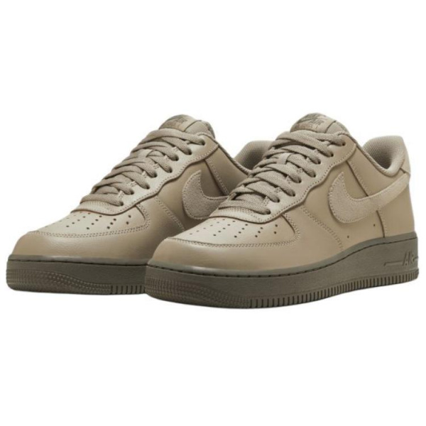 Nike Air Force 1 Low Топ Скейтборд Кроссовки Унисекс Коричневый