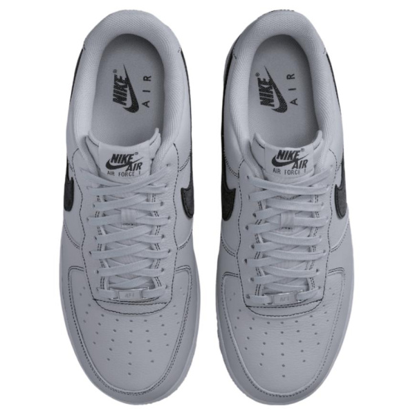 Nike Air Force 1 Slip-Resistant Abrasion-Resistant Low-Top Скейтборд Кроссовки Мужские Серые