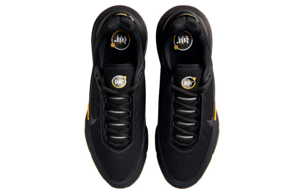 Nike Air Max Impulse Mesh Fabric Низкие Повседневные Мужские Кроссовки Черные Желтые