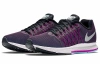 Nike Air Zoom Prestige Shock Absorbers Нижняя юбка Резистентный Низкий Топ Беговые кроссовки Женские Черный Фиолетовый