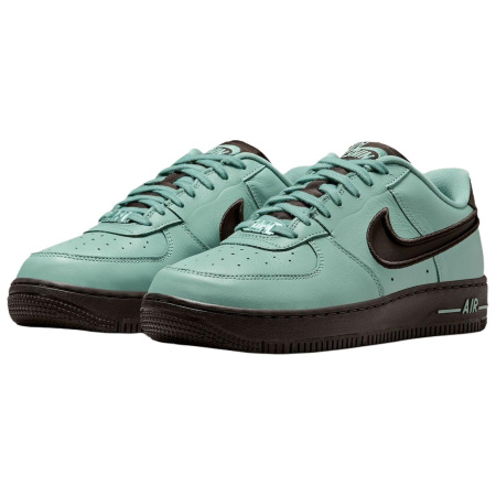 Nike Air Force 1 Устойчивые к истиранию низкие кроссовки для скейтбординга женские зеленые
