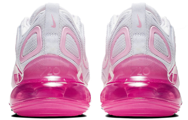 Nike Air Max 720 Белый Розовый Высота посадки Лазерный Фуксия Амортизация Баланс Низкий Топ
