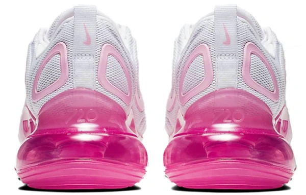 Nike Air Max 720 Белый Розовый Высота посадки Лазерный Фуксия Амортизация Баланс Низкий Топ