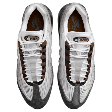Nike Air Max 95 Удобные и Легкие Устойчивые к Износу Низкие Кроссовки для Бега Унисекс Черные Серые