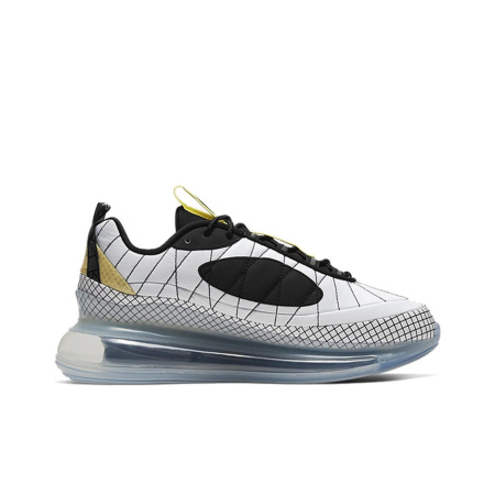 Nike Air Max 720 818 Кожа Нейлон Устойчивый к истиранию Низкий Верх Повседневная Обувь Унисекс Белый Желтый