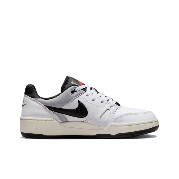 Nike Full Force Low Slip Resistant Abrasion Resistant Низкие Кроссовки для скейтбординга Мужские Белый Черный