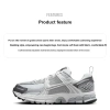 Nike Zoom Vomero 5 Low Топ Детские Лайфстайл Кроссовки Белый Серый