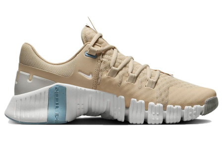 Nike Free Metcon 5 противоскользящие устойчивые к истиранию низкие кроссовки для тренировок женские бежевые