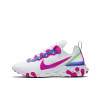 Nike React Element 55 Ткань Anti-Slip Легкий Низкий Топ Повседневные Беговые Кроссовки Женские Белый Розовый