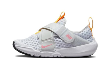 Nike Flex Advance Бразилия Ps Anti KICK Амортизация Низкий Верх Детские Беговые Кроссовки Белый