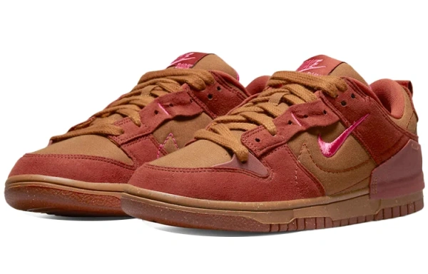 Nike Dunk Disrupt 2 'Desert Bronze' Низкие Кроссовки для Скейтбординга Женские Коричнево-Красные