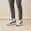 Nike Air Max 95 Амортизация Устойчивость к истиранию Покрытие Поддержка Низкие Кроссовки для бега Женские Белый Серый