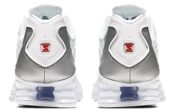 Nike Shox TL Series Текстиль Синтетическая кожа противоскользящий низкий топ повседневная обувь унисекс чисто белый