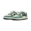 Nike Air Force 1 Slip Resistant Abrasion Resistant Низкий Топ Детские Скейтбординги Зеленый Коричневый Детский