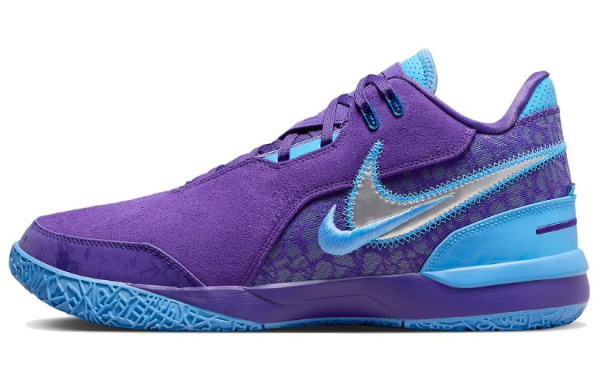 Nike LeBron NXXT Gen 'SUMMIT Озеро Hornets' Удобный Круглый Палец Противоскользящий Устойчивый к Износу Низкий Топ