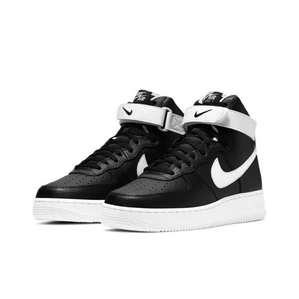 Nike Air Force 1 High Топ Скейтборд Кроссовки Мужские Черно-Белые