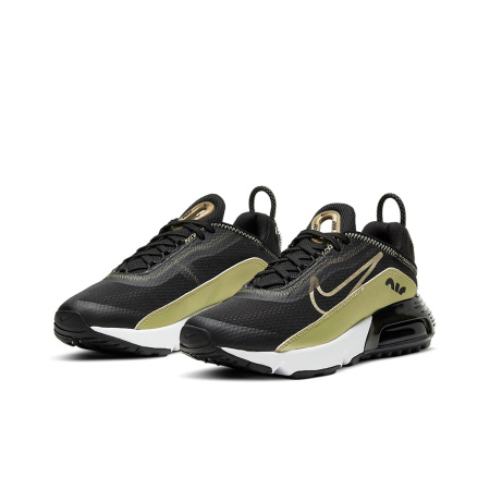 Nike Air Max 2090 Low Топ Повседневные Беговые Кроссовки Женские Черный Золото